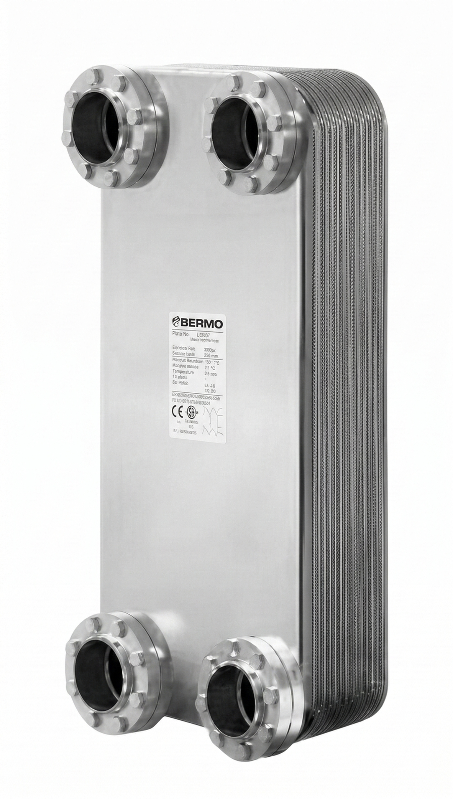 Trocador de calor a placas semi-soldado